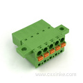 Spring-loaded terminal blocks that can be used for panel mounting